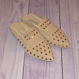 Nude Kristin Cavallari Charlie Loafer Mule